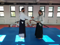 Wakacyjny trening sztuki miecza - shinkendo (09.08.2019)